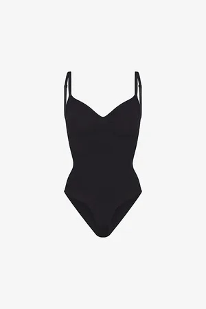 SKIMS Sculpt Ruched Stretch-woven Body