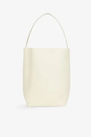 The Row Park Large Leather Shoulder Bag