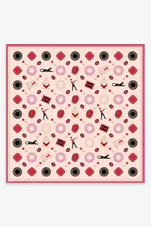 Cartier Diabolo De Logo-print Silk Scarf