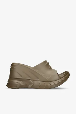Givenchy Marshmallow Rubber Wedge Mules