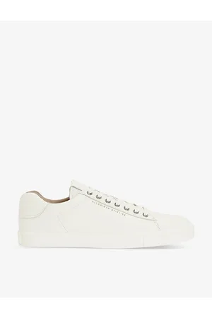AllSaints Brody Branded Leather Low-top Trainers