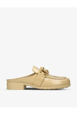Bottega Veneta Monsieur Open-back Patent-leather Loafers
