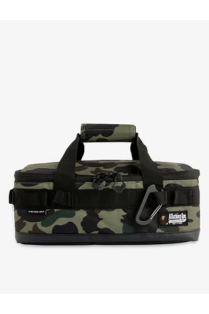 A BATHING APE Camo Shark mini shell cross-body bag