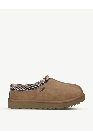 UGG Tasman Shearling-lined Suede Slippers