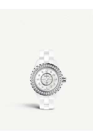 CHANEL H2572 J12 29mm Diamonds High-tech Ceramic, Mother-of-pearl and Diamond Watch