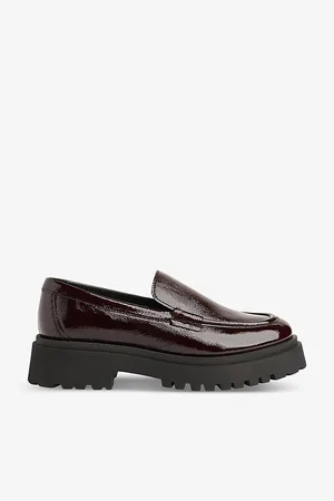 Whistles Aerton Platform Patent-leather Loafers