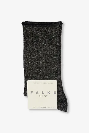 Falke Shiny-finish Mid-calf Recycled Polyamide-blend Knitted Socks