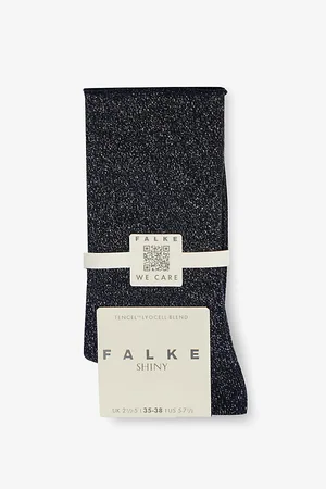 Falke Shiny-finish Mid-calf Recycled Polyamide-blend Knitted Socks