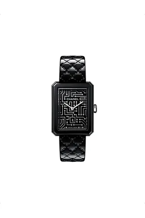 CHANEL H7946 Boy·friend Cyberdata Steel and 0.08ct Round-brilliant Diamond Quartz Watch