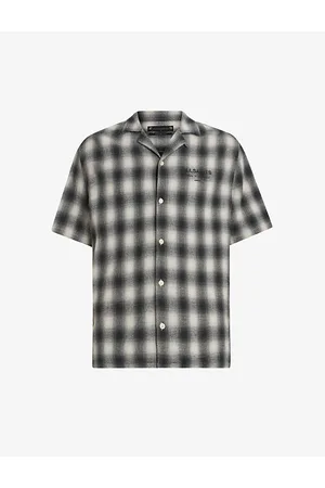 AllSaints Underground Relaxed-fit Check Cotton Shirt