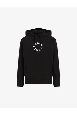 AllSaints Tierra Logo-print Organic-cotton Hoody