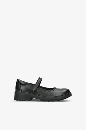 Geox Casey Logo-debossed Leather Shoes 7-10 Years
