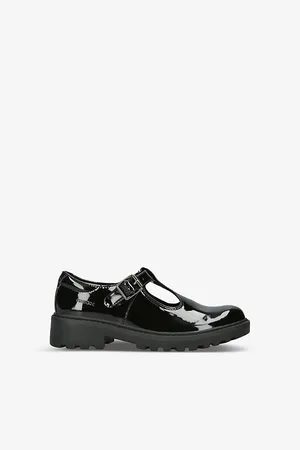 Geox Casey Logo-debossed Patent-leather Shoes 7-10 Years