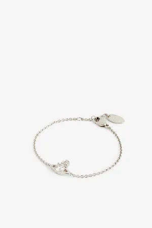 Vivienne Westwood Reina Brass and Cubic Zirconia Bracelet
