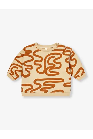 Organic Zoo Journey Abstract-pattern Organic Cotton-jersey Sweatshirt 3 Months-3 Years