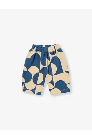 Organic Zoo Azulejos Abstract-pattern Organic Cotton-jersey Trousers 3 Months-3 Years