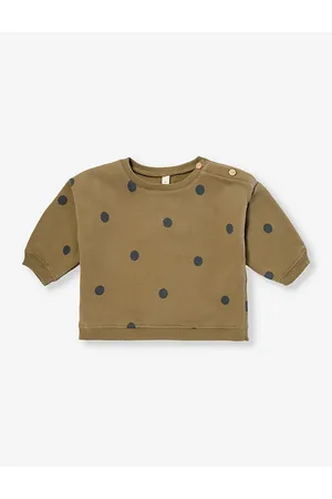 Organic Zoo Dots Polka Dot-pattern Organic Cotton-jersey Sweatshirt 3 Months-3 Years