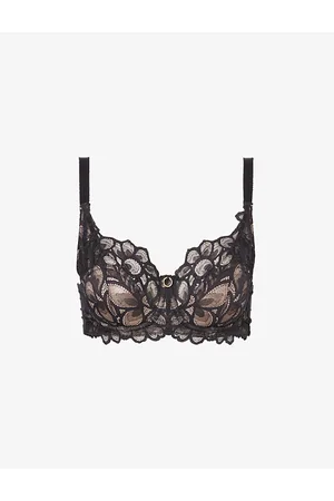 Panache Allure Lace-embroidered Stretch-woven Bra