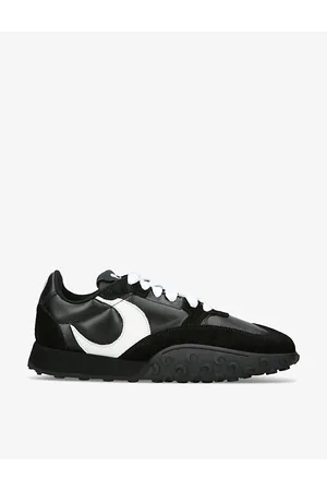 Marine Serre Moonwalk Moon-embellished Leather Trainers