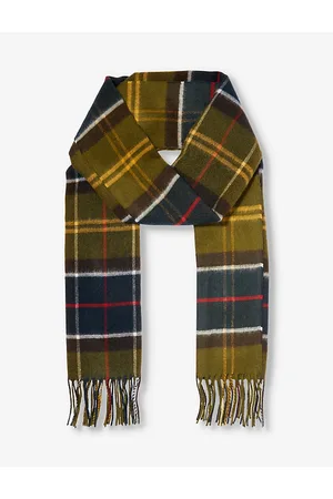 Barbour Yaxley Checked Woven Scarf