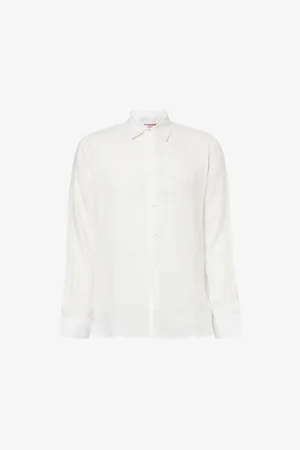 Orlebar Brown Giles Long-sleeve Linen Shirt