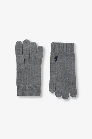 Ralph Lauren Brand-embroidered Wool Gloves