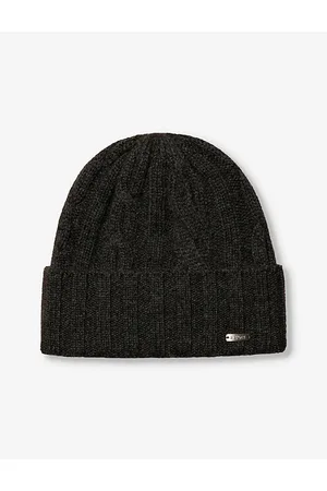 Eton Cable-knit Brand-plaque Cashmere Beanie