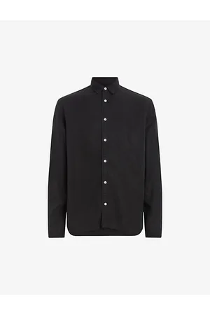 AllSaints Laguna Tonal-stitch Regular-fit Woven Shirt