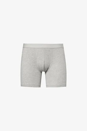 Sunspel Elasticated-waistband Stretch-cotton Trunks