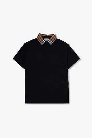 Burberry Johane Checked-collar Short-sleeve Cotton Polo Shirt 3-14 Years
