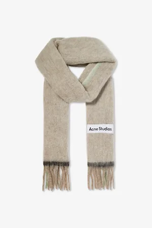 Acne Studios Vally Brand-patch Wool-blend Scarf