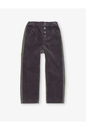 Caramel Erodium Elasticated-waist Stretch-corduroy Trousers 3-12 Years