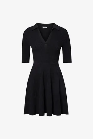 Simkhai Patricia V-neck Rayon-blend Mini Dress
