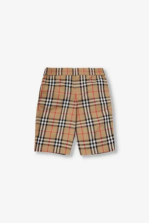 Burberry Hal Check-patterned Cotton Shorts 3-14 Years