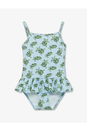 FrenchTrotters Turtle-print Stretch-woven Swimsuit 2-11 Years