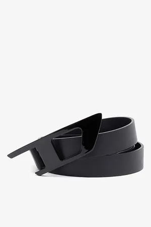 Diesel D-logo Leather Belt