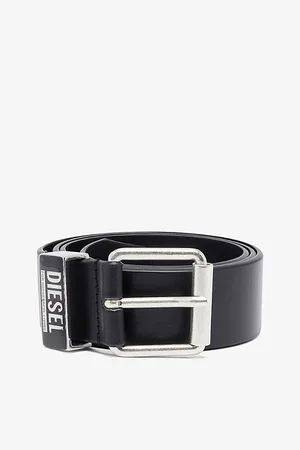 Diesel Logo-embellished Leather Belt