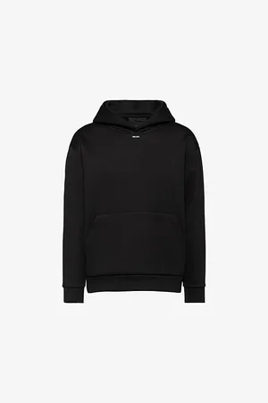Prada Technical Brand-print Cotton Hoody