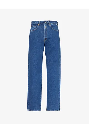 Replay Red Cast 9zero1 High-rise Straight-leg Stretch-denim Jeans