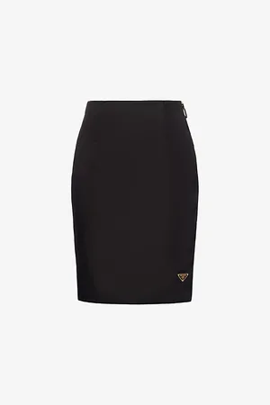 Prada Re-nylon Brand-plaque High-rise Recycled-nylon Mini Skirt