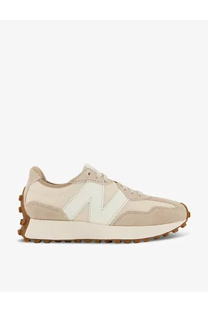 New Balance 327 Logo-embroidered Suede and Woven Low-top Trainers
