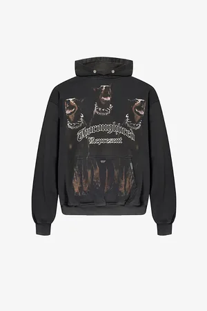 Represent Thoroughbred Graphic-print Cotton-jersey Hoody