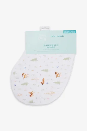 Aden + Anais Disney Graphic-print Reversible Cotton Bib