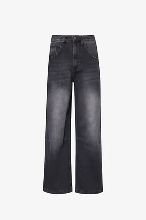 Jaded London Colossus Baggy Faded-wash Relaxed-fit Wide-leg Jeans