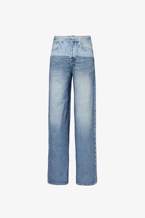 RAG&BONE Miramar Sofie Wide-leg Mid-rise Cotton-jersey Trousers