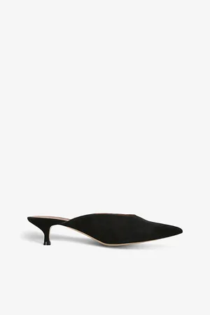 Le Monde Beryl Venetian Pointed-toe Suede Heeled Courts