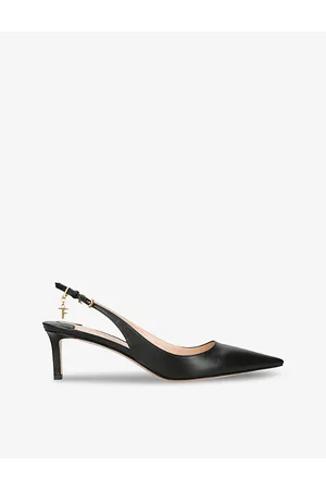 Tom Ford Angelina Logo-charm Leather Slingback Courts
