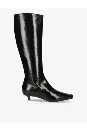 Totême Slim Knee-high Leather Heeled Boots