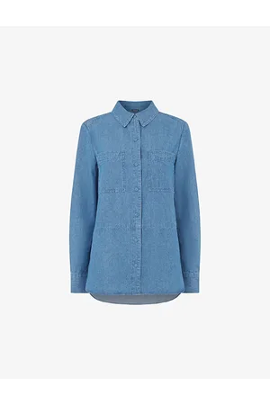 Whistles Hailey Relaxed-fit Denim Shirt