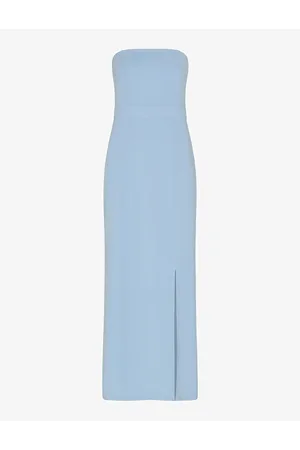 Whistles Gemma Slim-fit Strapless Stretch Recycled-polyester Maxi Dress